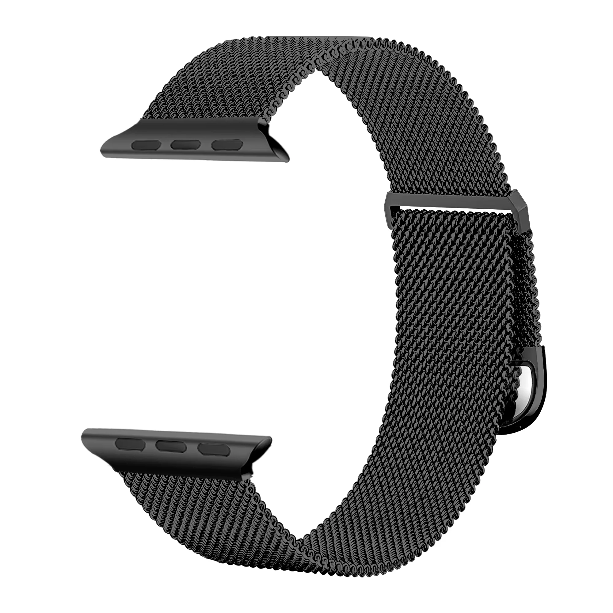 AppleWatch Armband Edelstahl Schwarz