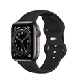 AppleWatch Armband Silikone Black