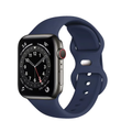 AppleWatch Armband Silikone Dunkelblau