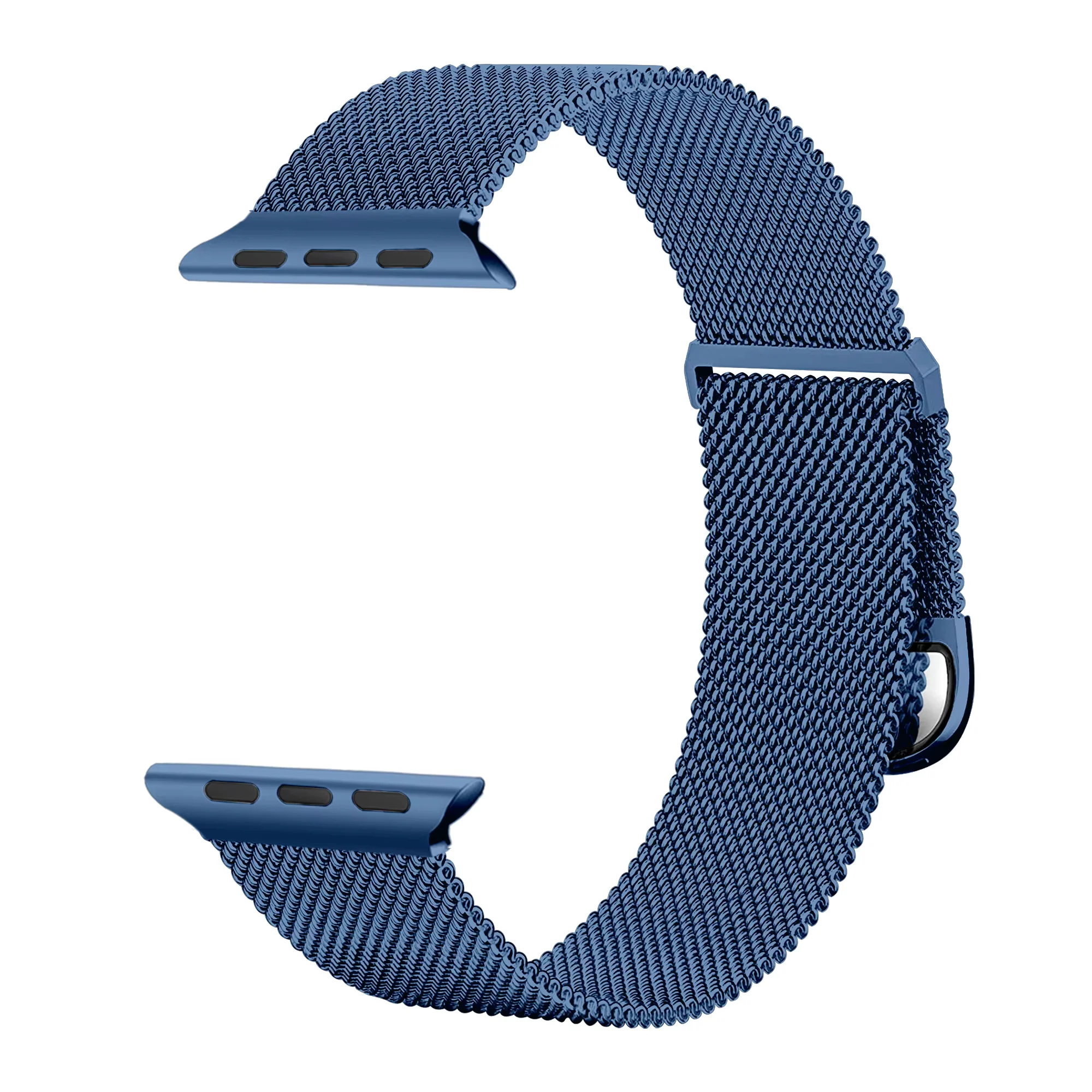 AppleWatch Armband Edelstahl Dunkelblau