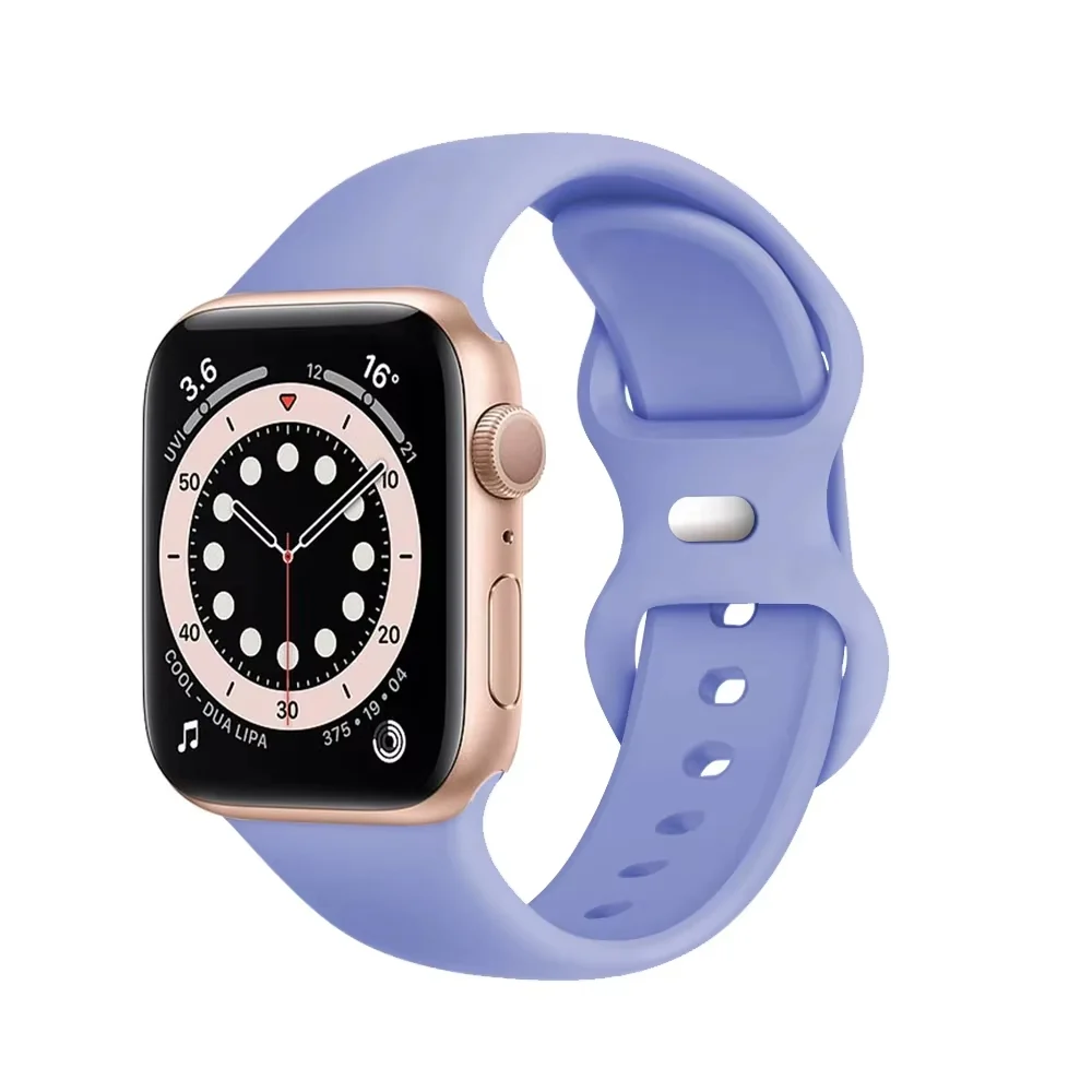 AppleWatch Armband Silikone Lila